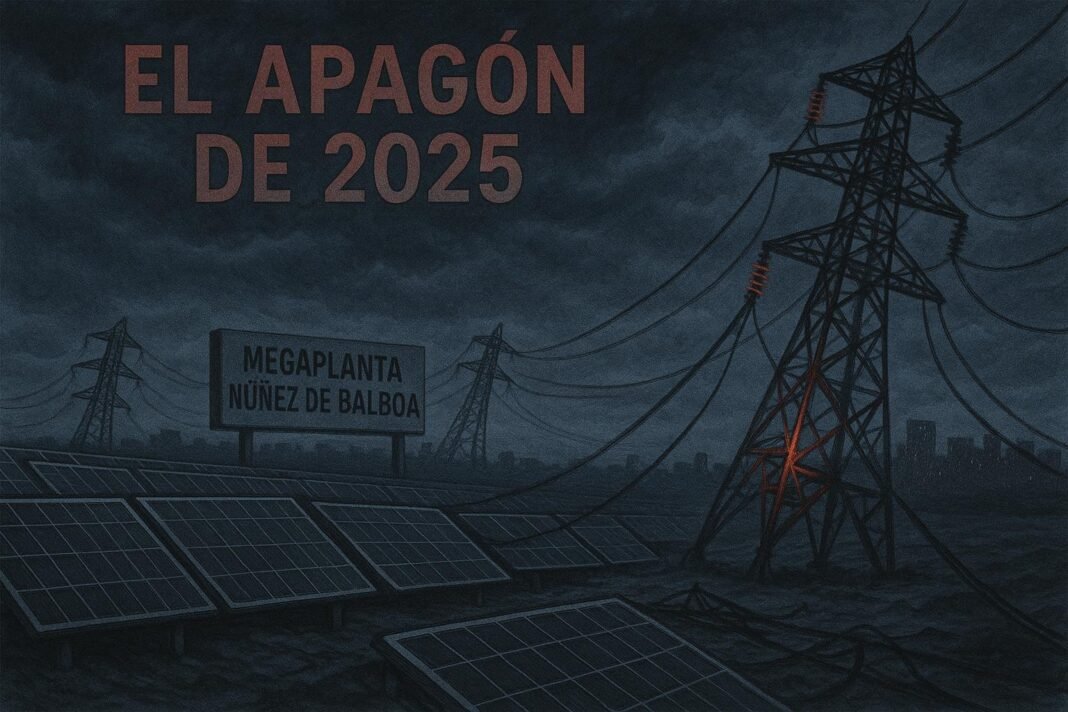 Apagón 2025 en Megaplanta Núñez de Balboa.