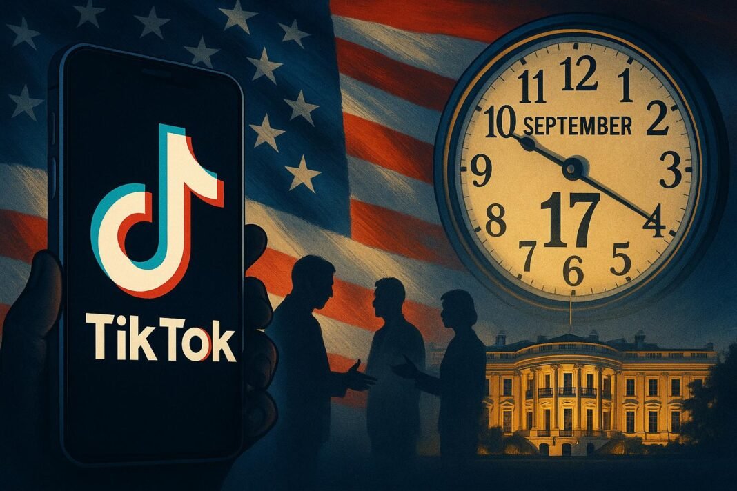 Reloj, bandera, TikTok y conversación política.
