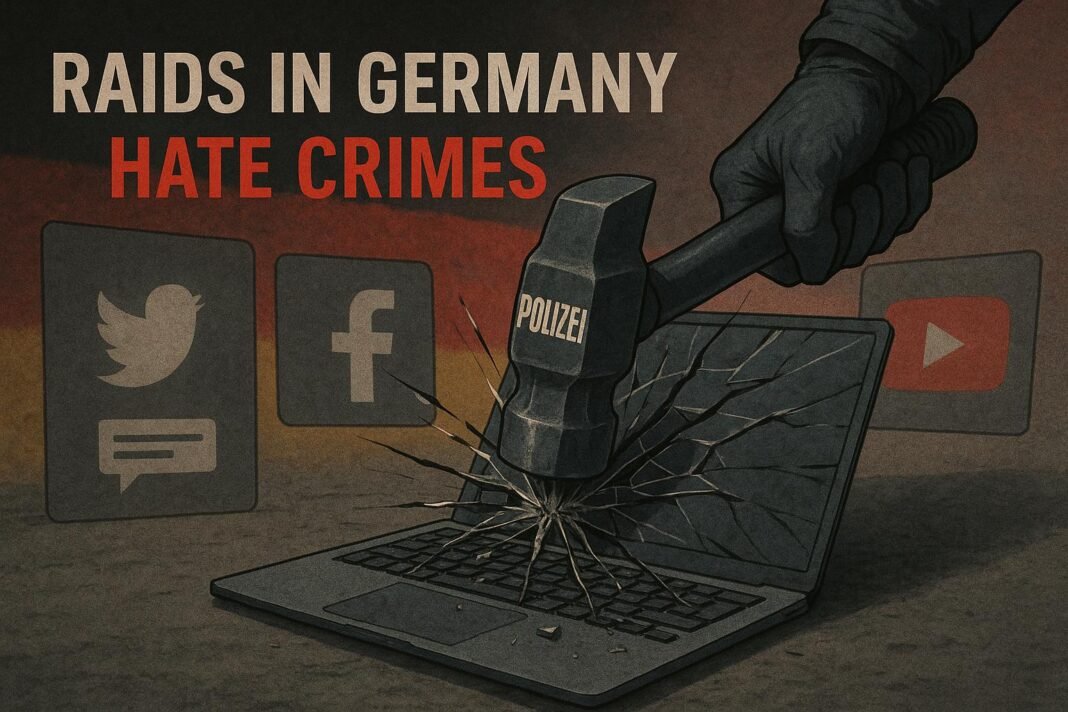 Redes sociales, delitos de odio en Alemania.